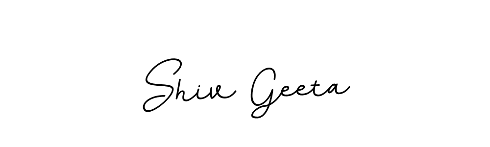 Design your own signature with our free online signature maker. With this signature software, you can create a handwritten (BallpointsItalic-DORy9) signature for name Shiv Geeta. Shiv Geeta signature style 11 images and pictures png