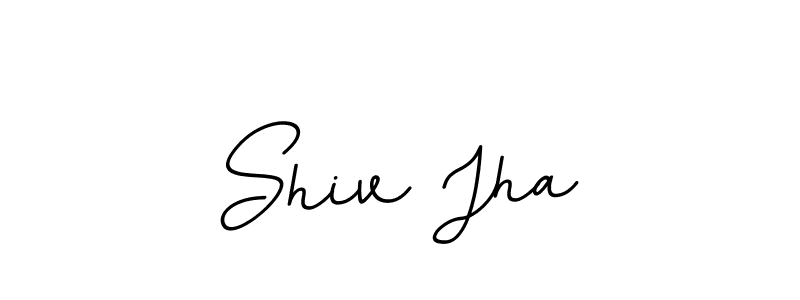 This is the best signature style for the Shiv Jha name. Also you like these signature font (BallpointsItalic-DORy9). Mix name signature. Shiv Jha signature style 11 images and pictures png