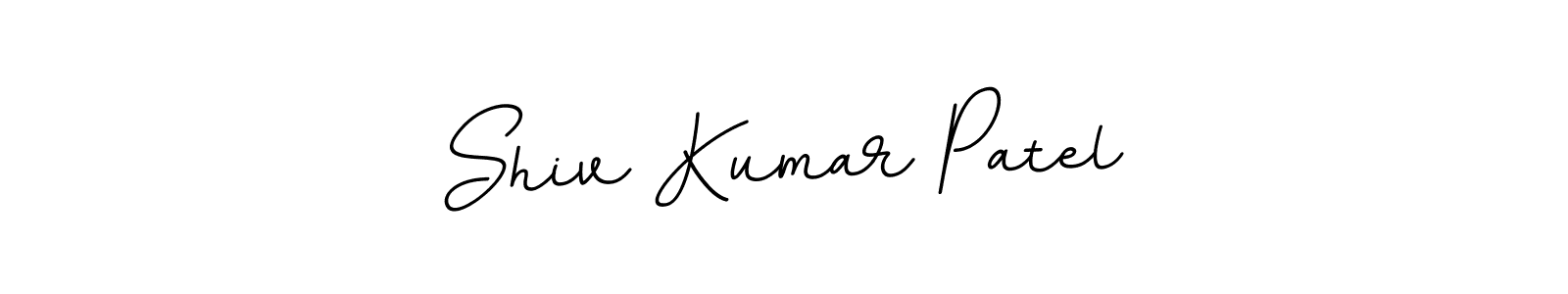 You should practise on your own different ways (BallpointsItalic-DORy9) to write your name (Shiv Kumar Patel) in signature. don't let someone else do it for you. Shiv Kumar Patel signature style 11 images and pictures png