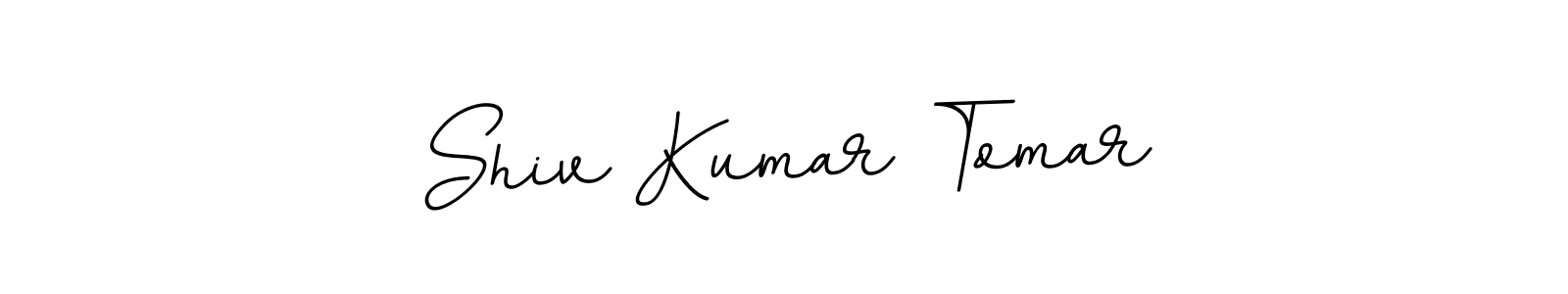 Make a beautiful signature design for name Shiv Kumar Tomar. With this signature (BallpointsItalic-DORy9) style, you can create a handwritten signature for free. Shiv Kumar Tomar signature style 11 images and pictures png