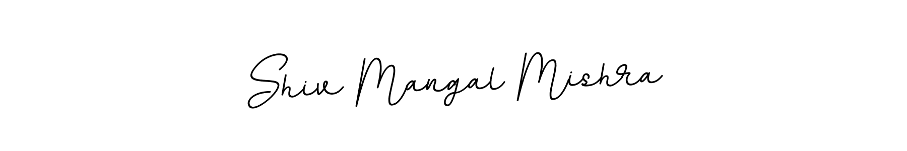BallpointsItalic-DORy9 is a professional signature style that is perfect for those who want to add a touch of class to their signature. It is also a great choice for those who want to make their signature more unique. Get Shiv Mangal Mishra name to fancy signature for free. Shiv Mangal Mishra signature style 11 images and pictures png