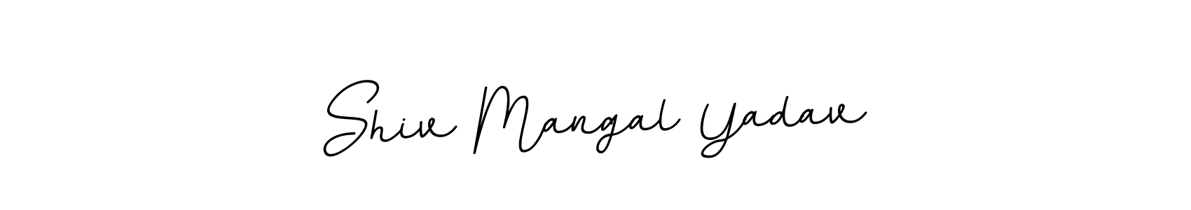 if you are searching for the best signature style for your name Shiv Mangal Yadav. so please give up your signature search. here we have designed multiple signature styles  using BallpointsItalic-DORy9. Shiv Mangal Yadav signature style 11 images and pictures png