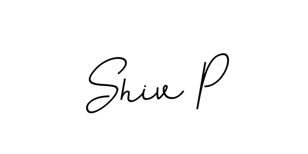 Make a beautiful signature design for name Shiv P. With this signature (BallpointsItalic-DORy9) style, you can create a handwritten signature for free. Shiv P signature style 11 images and pictures png