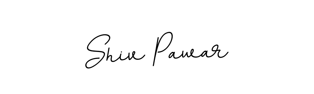 Make a beautiful signature design for name Shiv Pawar. With this signature (BallpointsItalic-DORy9) style, you can create a handwritten signature for free. Shiv Pawar signature style 11 images and pictures png