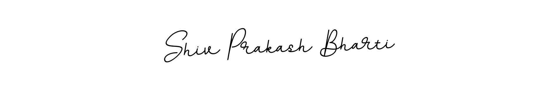 Create a beautiful signature design for name Shiv Prakash Bharti. With this signature (BallpointsItalic-DORy9) fonts, you can make a handwritten signature for free. Shiv Prakash Bharti signature style 11 images and pictures png