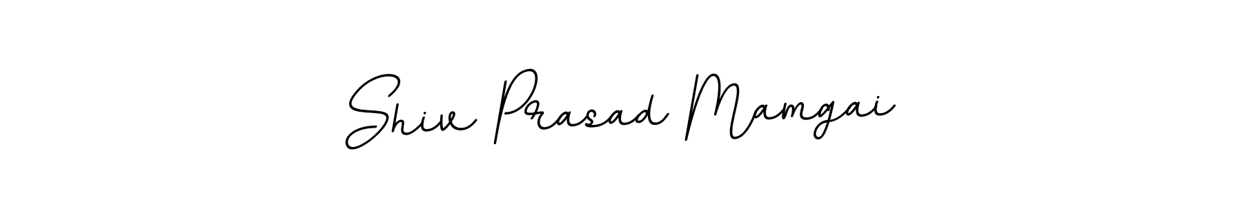 Make a beautiful signature design for name Shiv Prasad Mamgai. With this signature (BallpointsItalic-DORy9) style, you can create a handwritten signature for free. Shiv Prasad Mamgai signature style 11 images and pictures png