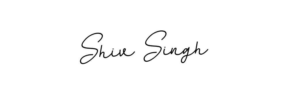 Make a beautiful signature design for name Shiv Singh. With this signature (BallpointsItalic-DORy9) style, you can create a handwritten signature for free. Shiv Singh signature style 11 images and pictures png