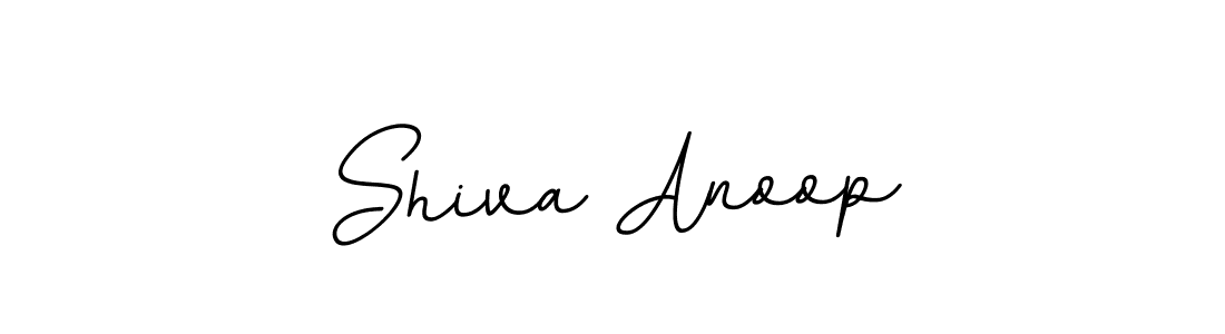 How to make Shiva Anoop name signature. Use BallpointsItalic-DORy9 style for creating short signs online. This is the latest handwritten sign. Shiva Anoop signature style 11 images and pictures png