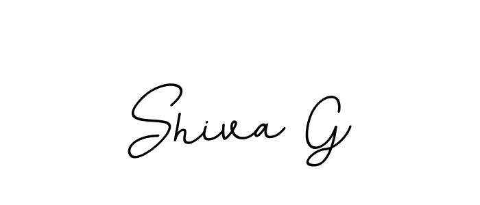 It looks lik you need a new signature style for name Shiva G. Design unique handwritten (BallpointsItalic-DORy9) signature with our free signature maker in just a few clicks. Shiva G signature style 11 images and pictures png