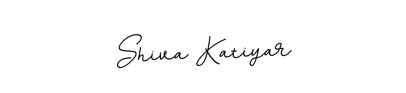 The best way (BallpointsItalic-DORy9) to make a short signature is to pick only two or three words in your name. The name Shiva Katiyar include a total of six letters. For converting this name. Shiva Katiyar signature style 11 images and pictures png