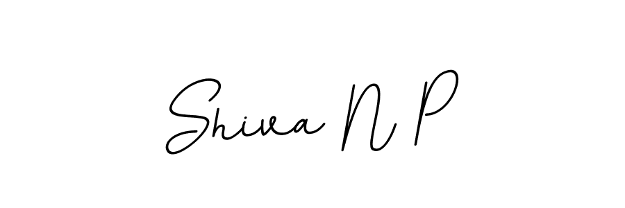 How to make Shiva N P name signature. Use BallpointsItalic-DORy9 style for creating short signs online. This is the latest handwritten sign. Shiva N P signature style 11 images and pictures png