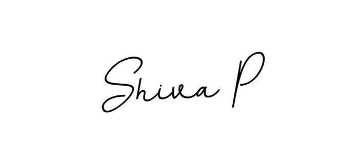 How to make Shiva P name signature. Use BallpointsItalic-DORy9 style for creating short signs online. This is the latest handwritten sign. Shiva P signature style 11 images and pictures png