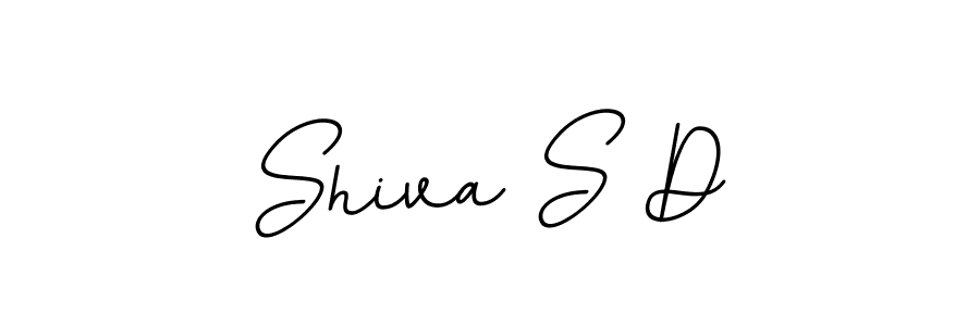 You should practise on your own different ways (BallpointsItalic-DORy9) to write your name (Shiva S D) in signature. don't let someone else do it for you. Shiva S D signature style 11 images and pictures png