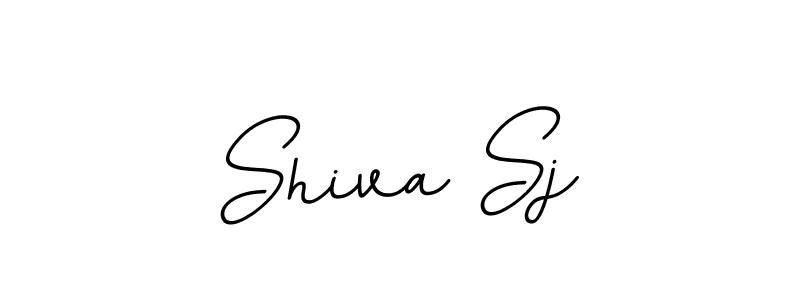 How to make Shiva Sj name signature. Use BallpointsItalic-DORy9 style for creating short signs online. This is the latest handwritten sign. Shiva Sj signature style 11 images and pictures png