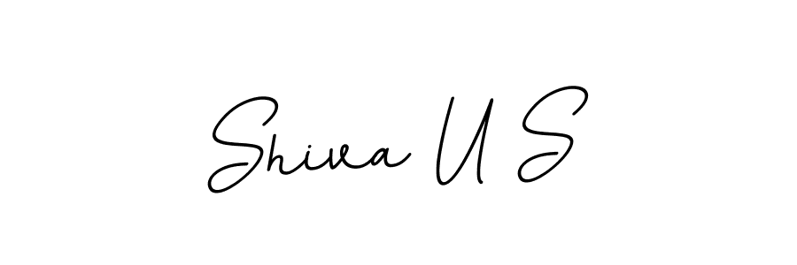 How to Draw Shiva U S signature style? BallpointsItalic-DORy9 is a latest design signature styles for name Shiva U S. Shiva U S signature style 11 images and pictures png