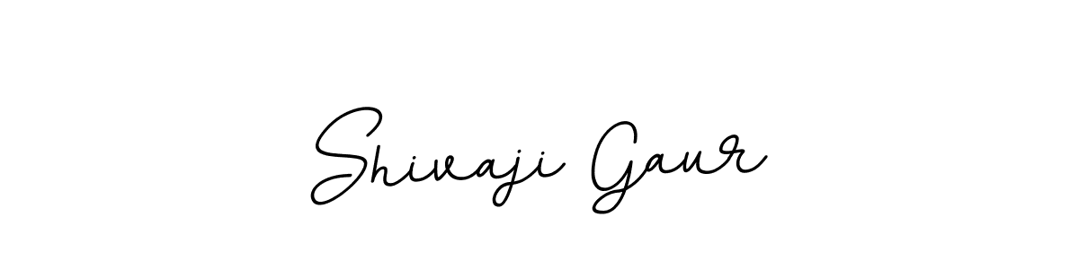 Design your own signature with our free online signature maker. With this signature software, you can create a handwritten (BallpointsItalic-DORy9) signature for name Shivaji Gaur. Shivaji Gaur signature style 11 images and pictures png