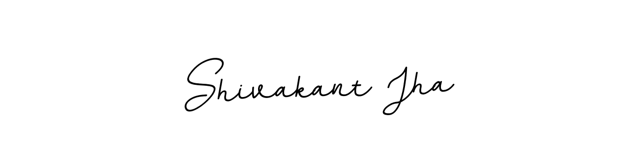 Design your own signature with our free online signature maker. With this signature software, you can create a handwritten (BallpointsItalic-DORy9) signature for name Shivakant Jha. Shivakant Jha signature style 11 images and pictures png