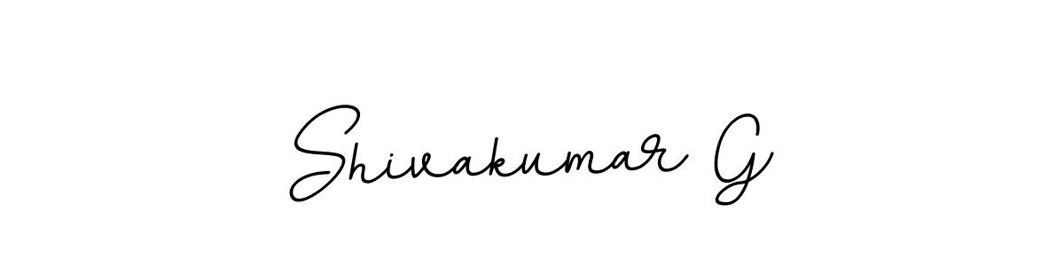 Shivakumar G stylish signature style. Best Handwritten Sign (BallpointsItalic-DORy9) for my name. Handwritten Signature Collection Ideas for my name Shivakumar G. Shivakumar G signature style 11 images and pictures png