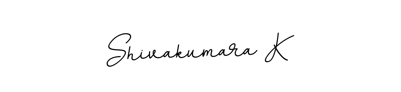 How to make Shivakumara K name signature. Use BallpointsItalic-DORy9 style for creating short signs online. This is the latest handwritten sign. Shivakumara K signature style 11 images and pictures png