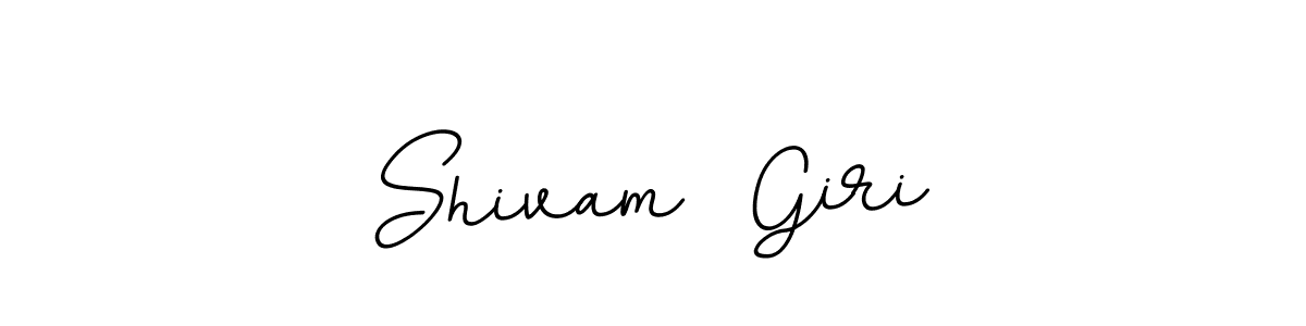 Make a beautiful signature design for name Shivam  Giri. With this signature (BallpointsItalic-DORy9) style, you can create a handwritten signature for free. Shivam  Giri signature style 11 images and pictures png