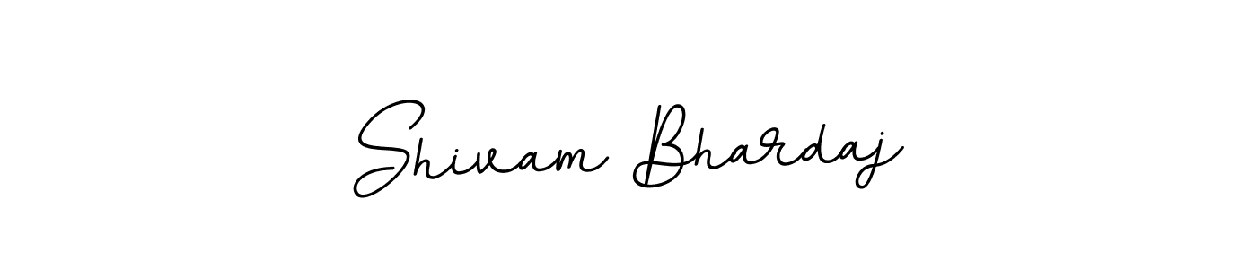 How to make Shivam Bhardaj name signature. Use BallpointsItalic-DORy9 style for creating short signs online. This is the latest handwritten sign. Shivam Bhardaj signature style 11 images and pictures png