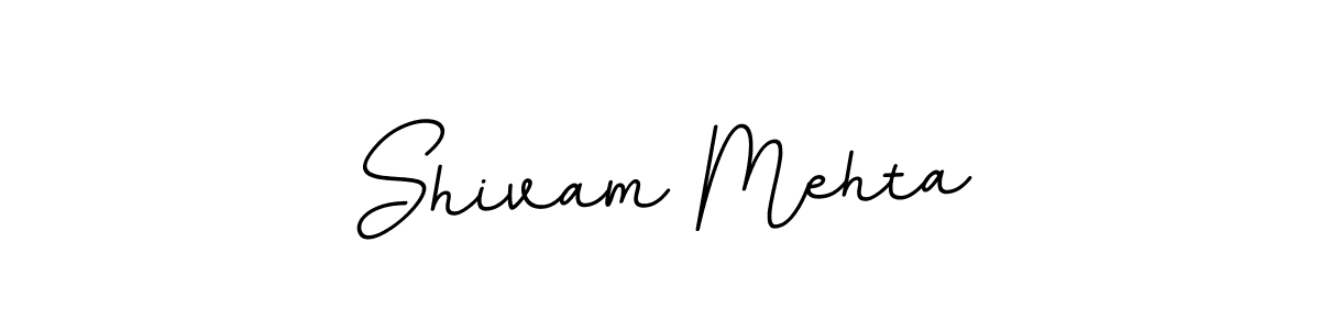 Design your own signature with our free online signature maker. With this signature software, you can create a handwritten (BallpointsItalic-DORy9) signature for name Shivam Mehta. Shivam Mehta signature style 11 images and pictures png