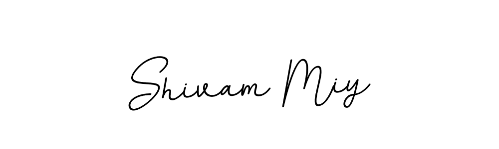 The best way (BallpointsItalic-DORy9) to make a short signature is to pick only two or three words in your name. The name Shivam Miy include a total of six letters. For converting this name. Shivam Miy signature style 11 images and pictures png