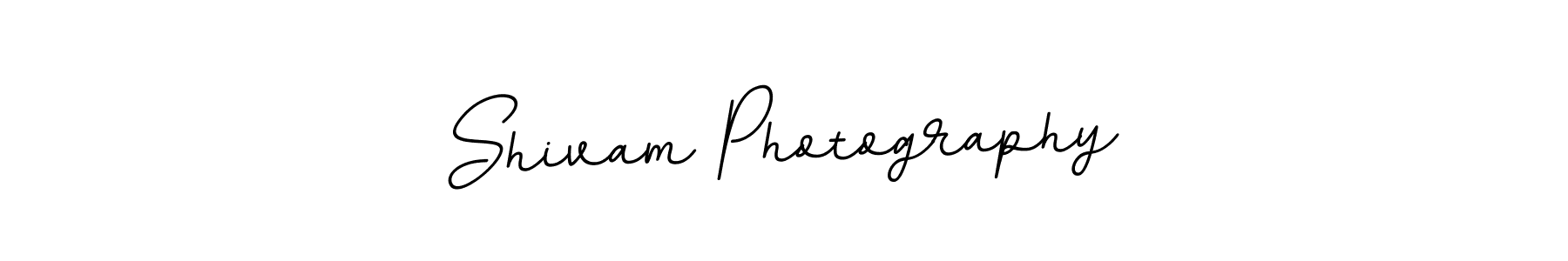 Use a signature maker to create a handwritten signature online. With this signature software, you can design (BallpointsItalic-DORy9) your own signature for name Shivam Photography. Shivam Photography signature style 11 images and pictures png