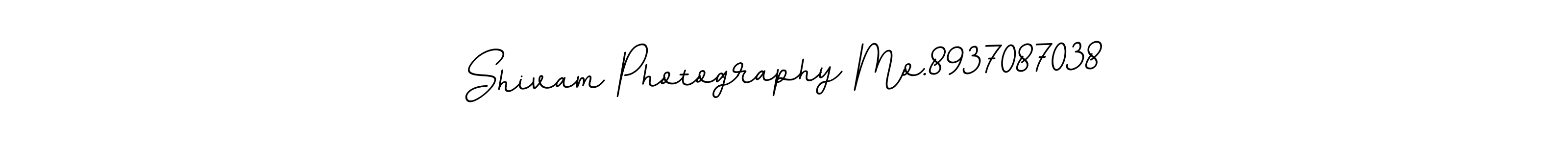 Design your own signature with our free online signature maker. With this signature software, you can create a handwritten (BallpointsItalic-DORy9) signature for name Shivam Photography Mo.8937087038. Shivam Photography Mo.8937087038 signature style 11 images and pictures png