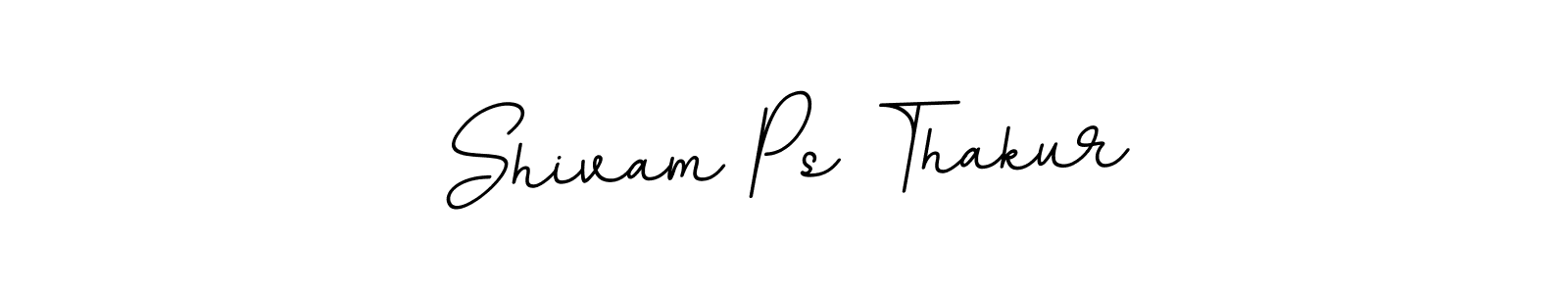 How to make Shivam Ps Thakur name signature. Use BallpointsItalic-DORy9 style for creating short signs online. This is the latest handwritten sign. Shivam Ps Thakur signature style 11 images and pictures png