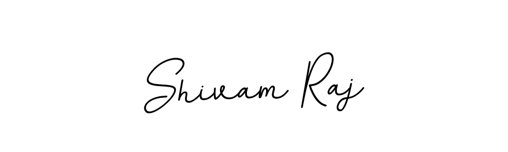 Create a beautiful signature design for name Shivam Raj. With this signature (BallpointsItalic-DORy9) fonts, you can make a handwritten signature for free. Shivam Raj signature style 11 images and pictures png