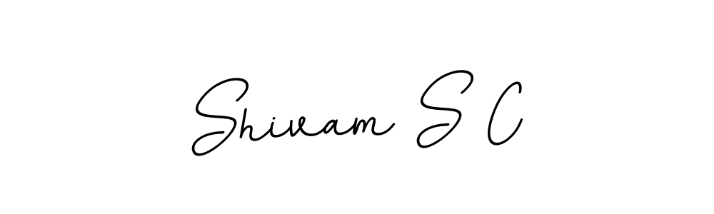 How to make Shivam S C signature? BallpointsItalic-DORy9 is a professional autograph style. Create handwritten signature for Shivam S C name. Shivam S C signature style 11 images and pictures png