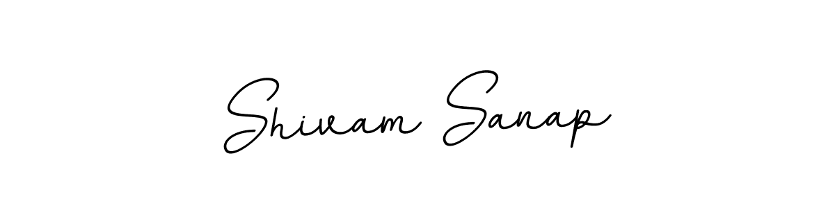 Shivam Sanap stylish signature style. Best Handwritten Sign (BallpointsItalic-DORy9) for my name. Handwritten Signature Collection Ideas for my name Shivam Sanap. Shivam Sanap signature style 11 images and pictures png