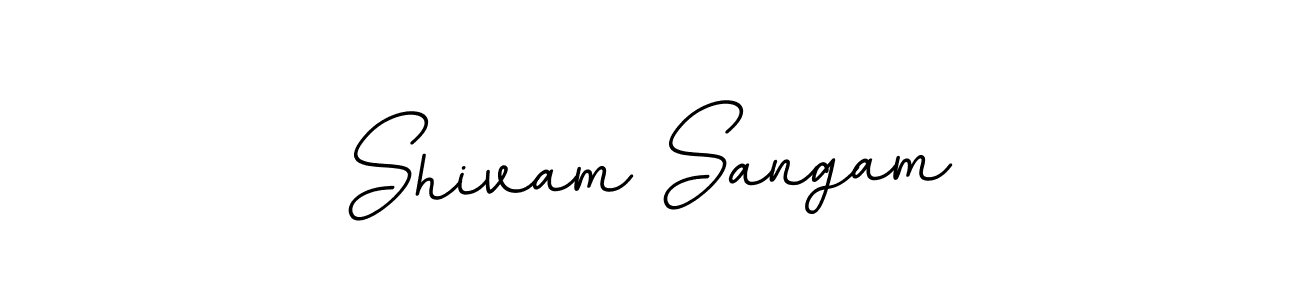 The best way (BallpointsItalic-DORy9) to make a short signature is to pick only two or three words in your name. The name Shivam Sangam include a total of six letters. For converting this name. Shivam Sangam signature style 11 images and pictures png