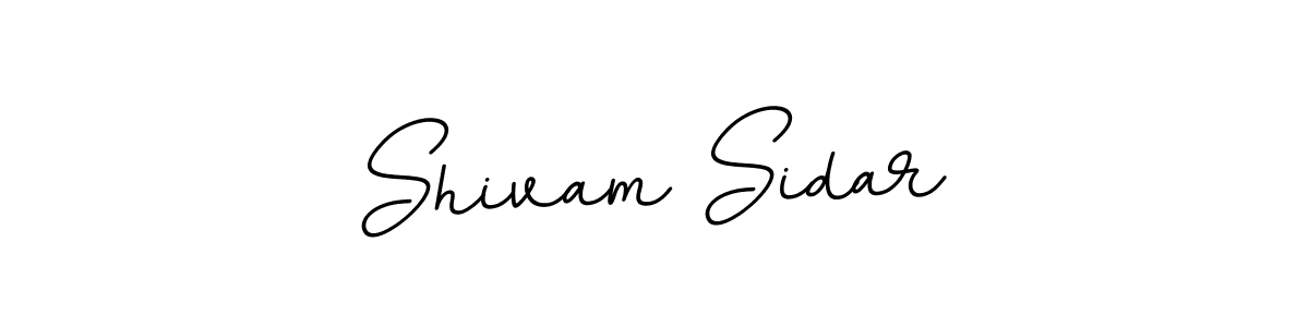 Design your own signature with our free online signature maker. With this signature software, you can create a handwritten (BallpointsItalic-DORy9) signature for name Shivam Sidar. Shivam Sidar signature style 11 images and pictures png