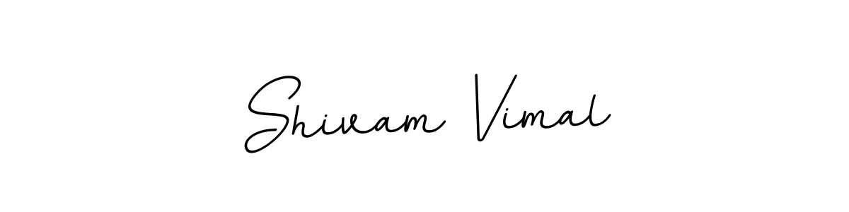 This is the best signature style for the Shivam Vimal name. Also you like these signature font (BallpointsItalic-DORy9). Mix name signature. Shivam Vimal signature style 11 images and pictures png
