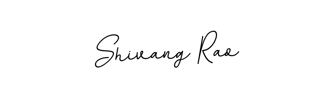 Create a beautiful signature design for name Shivang Rao. With this signature (BallpointsItalic-DORy9) fonts, you can make a handwritten signature for free. Shivang Rao signature style 11 images and pictures png