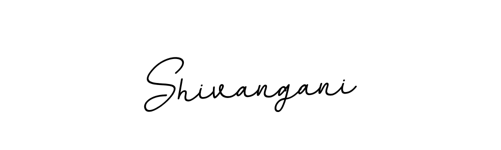 How to make Shivangani name signature. Use BallpointsItalic-DORy9 style for creating short signs online. This is the latest handwritten sign. Shivangani signature style 11 images and pictures png