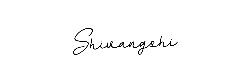 How to make Shivangshi name signature. Use BallpointsItalic-DORy9 style for creating short signs online. This is the latest handwritten sign. Shivangshi signature style 11 images and pictures png