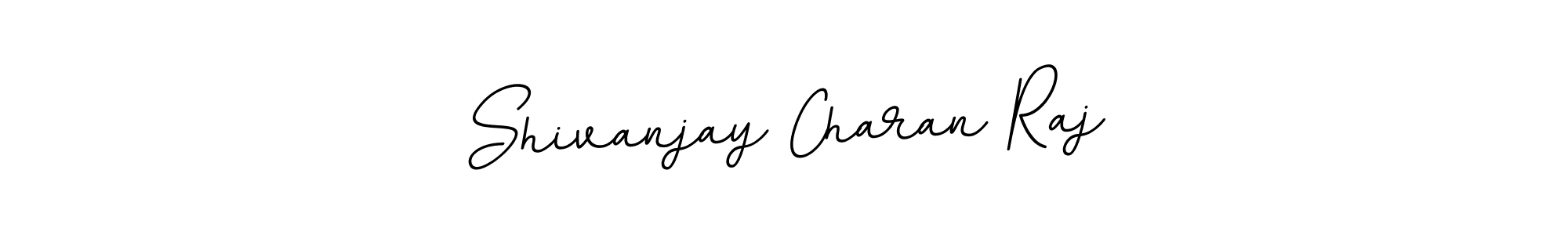 How to make Shivanjay Charan Raj name signature. Use BallpointsItalic-DORy9 style for creating short signs online. This is the latest handwritten sign. Shivanjay Charan Raj signature style 11 images and pictures png