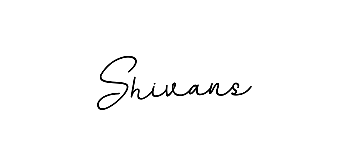 Shivans stylish signature style. Best Handwritten Sign (BallpointsItalic-DORy9) for my name. Handwritten Signature Collection Ideas for my name Shivans. Shivans signature style 11 images and pictures png