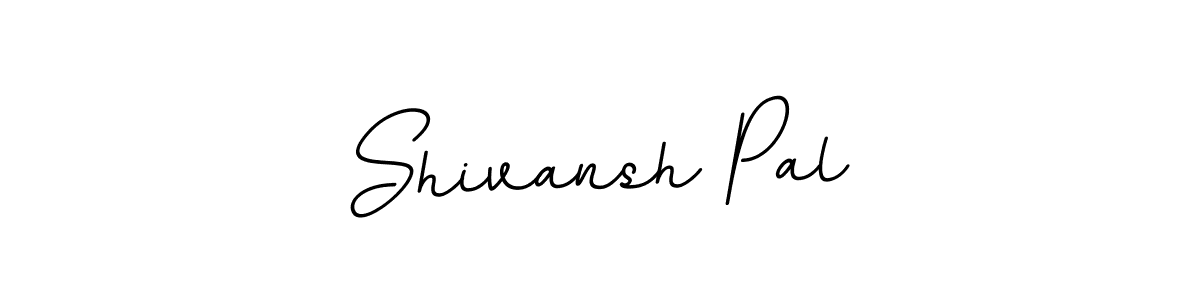 How to make Shivansh Pal name signature. Use BallpointsItalic-DORy9 style for creating short signs online. This is the latest handwritten sign. Shivansh Pal signature style 11 images and pictures png