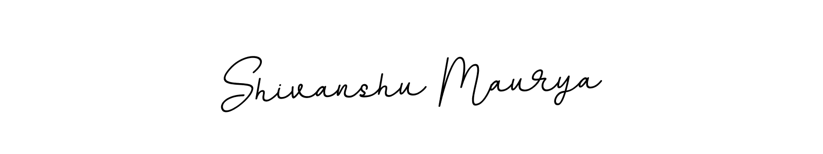 Create a beautiful signature design for name Shivanshu Maurya. With this signature (BallpointsItalic-DORy9) fonts, you can make a handwritten signature for free. Shivanshu Maurya signature style 11 images and pictures png