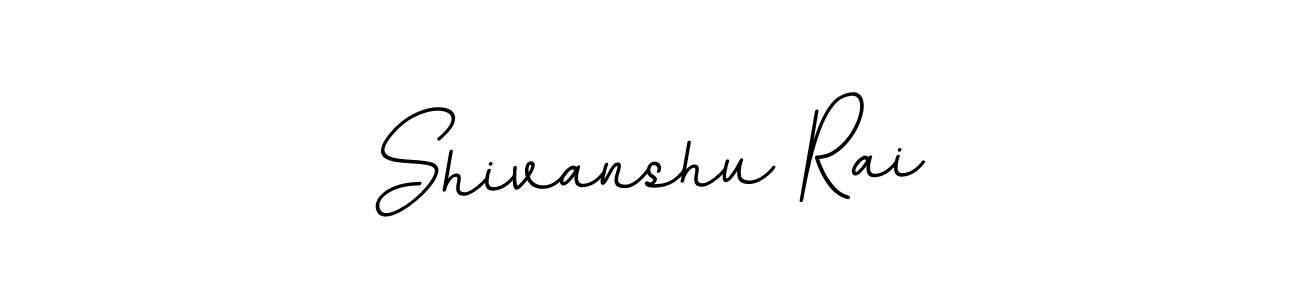 Use a signature maker to create a handwritten signature online. With this signature software, you can design (BallpointsItalic-DORy9) your own signature for name Shivanshu Rai. Shivanshu Rai signature style 11 images and pictures png