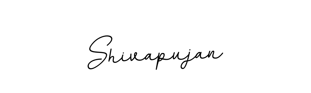 How to make Shivapujan name signature. Use BallpointsItalic-DORy9 style for creating short signs online. This is the latest handwritten sign. Shivapujan signature style 11 images and pictures png