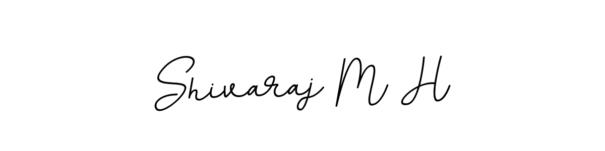 The best way (BallpointsItalic-DORy9) to make a short signature is to pick only two or three words in your name. The name Shivaraj M H include a total of six letters. For converting this name. Shivaraj M H signature style 11 images and pictures png