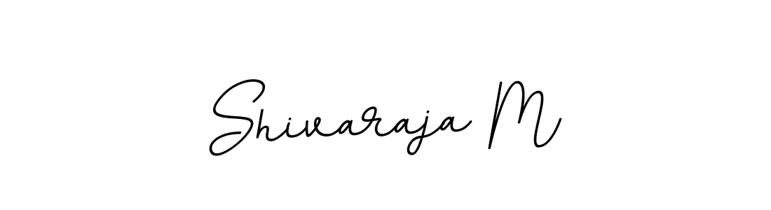 How to make Shivaraja M name signature. Use BallpointsItalic-DORy9 style for creating short signs online. This is the latest handwritten sign. Shivaraja M signature style 11 images and pictures png