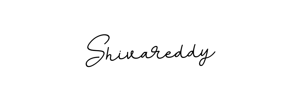 Use a signature maker to create a handwritten signature online. With this signature software, you can design (BallpointsItalic-DORy9) your own signature for name Shivareddy. Shivareddy signature style 11 images and pictures png