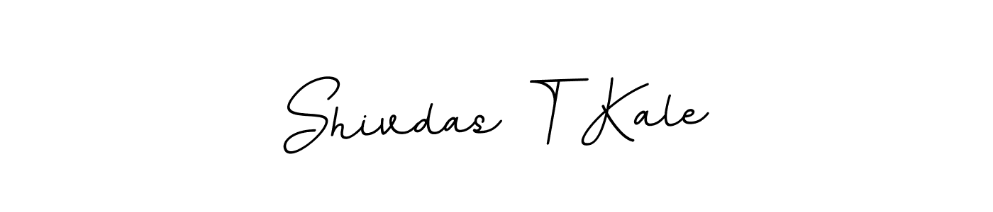 The best way (BallpointsItalic-DORy9) to make a short signature is to pick only two or three words in your name. The name Shivdas T Kale include a total of six letters. For converting this name. Shivdas T Kale signature style 11 images and pictures png