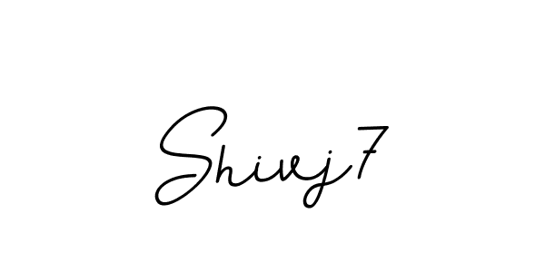 Design your own signature with our free online signature maker. With this signature software, you can create a handwritten (BallpointsItalic-DORy9) signature for name Shivj7. Shivj7 signature style 11 images and pictures png